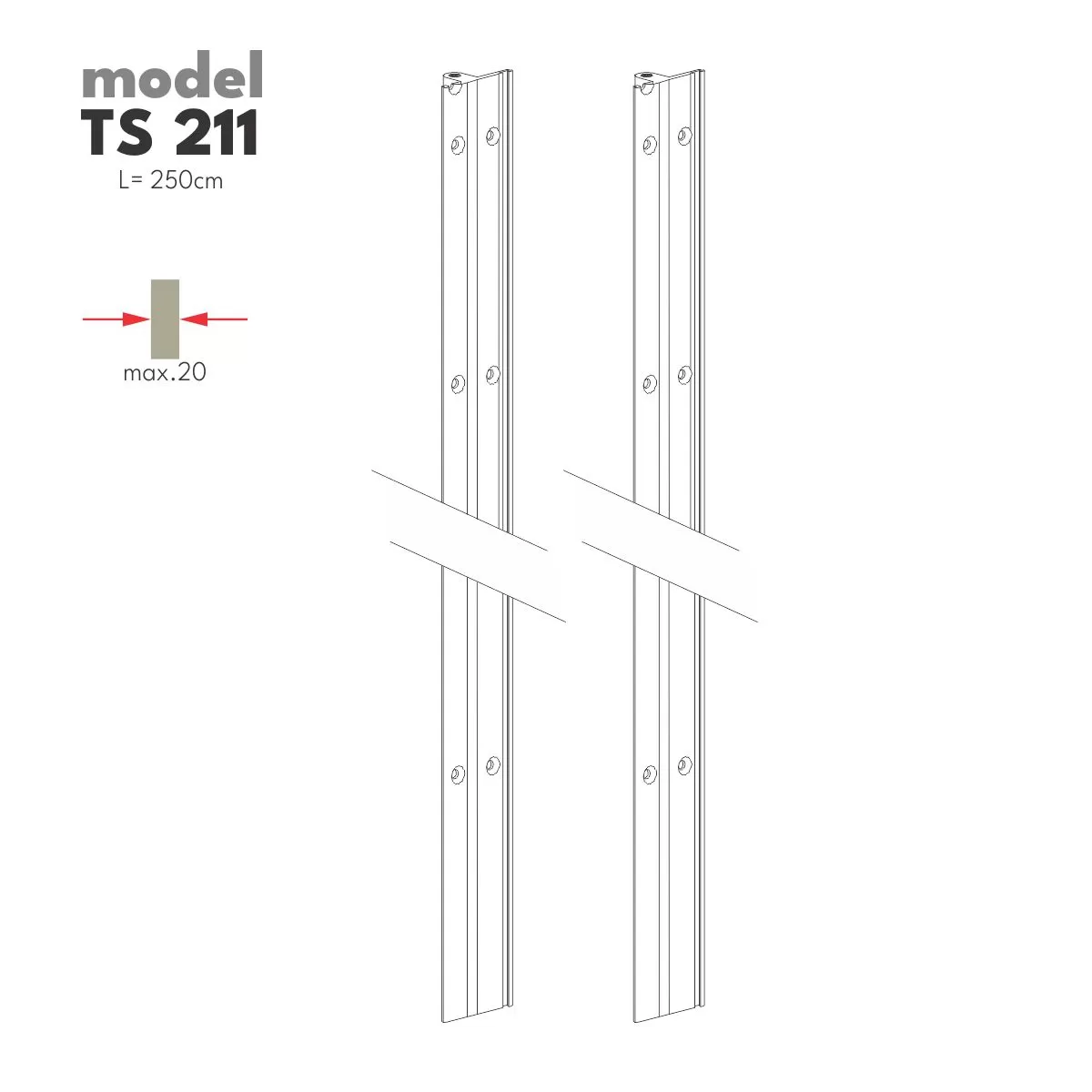 TS-211 zat.vrata deb.20mm max